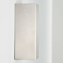 hofstein Applique murale d'extérieur Bogachiel LED Acier brossé, 1 lumière