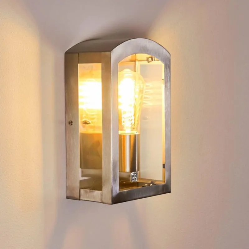 hofstein Applique murale d'extérieur Chipola Acier inoxydable, 1 lumière