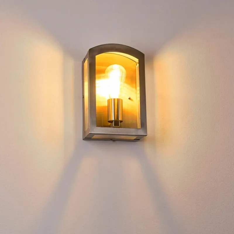 hofstein Applique murale d'extérieur Chipola Acier inoxydable, 1 lumière