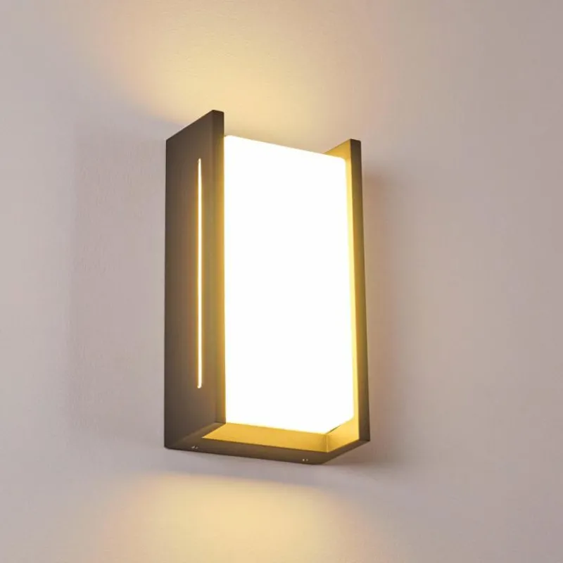 hofstein Applique murale d'extérieur Torhamn LED Anthracite, 1 lumière