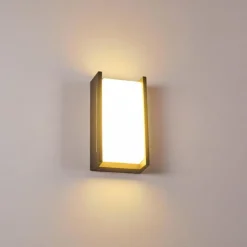 hofstein Applique murale d'extérieur Torhamn LED Anthracite, 1 lumière