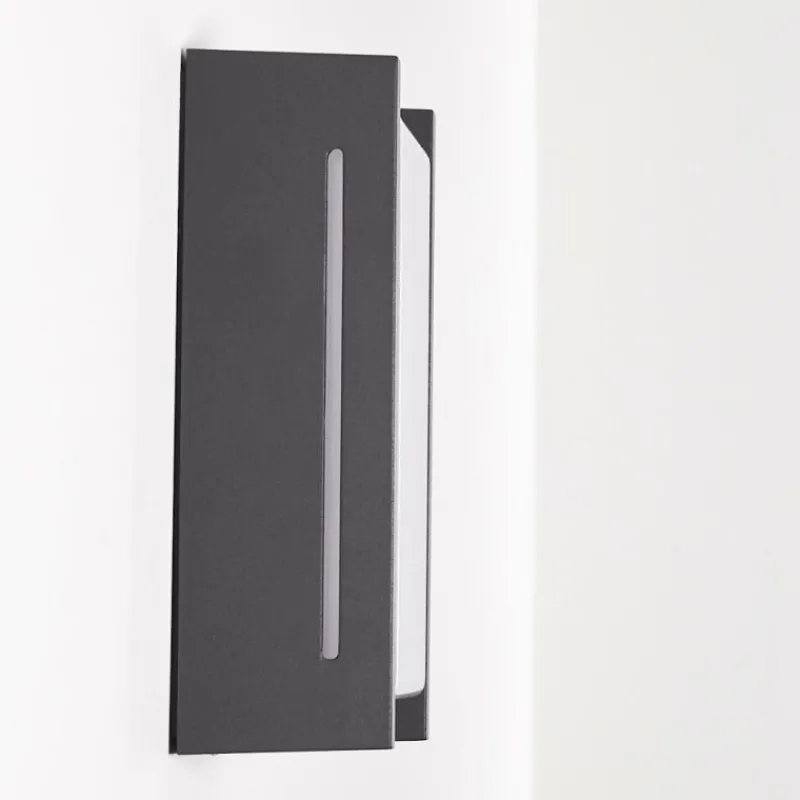 hofstein Applique murale d'extérieur Torhamn LED Anthracite, 1 lumière