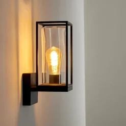 hofstein Applique murale d'extérieur Palanga Noir, 1 lumière