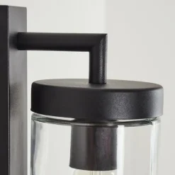 hofstein Applique murale d'extérieur Alegcirasn Noir, 1 lumière