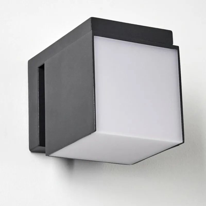 hofstein Applique murale d'extérieur Swanek LED Anthracite, 1 lumière