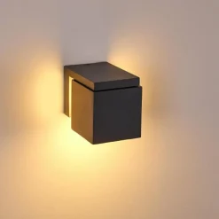 hofstein Applique murale d'extérieur Swanek LED Anthracite, 1 lumière