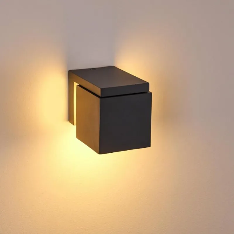 hofstein Applique murale d'extérieur Swanek LED Anthracite, 1 lumière