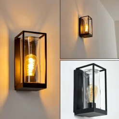 hofstein Applique murale d'extérieur Palanga Noir, 1 lumière