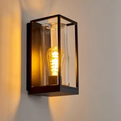 hofstein Applique murale d'extérieur Palanga Noir, 1 lumière