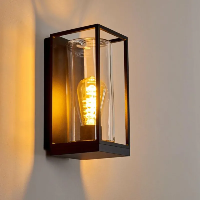 hofstein Applique murale d'extérieur Palanga Noir, 1 lumière