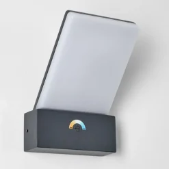 hofstein Applique murale d'extérieur Heraklion LED Anthracite, 1 lumière