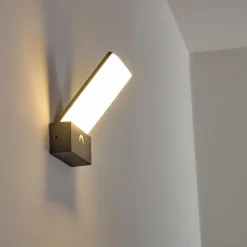 hofstein Applique murale d'extérieur Heraklion LED Anthracite, 1 lumière