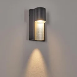 hofstein Applique murale d'extérieur Bormio Gris, Argenté, 1 lumière