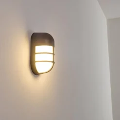 hofstein Applique murale d'extérieur Kyrenia LED Anthracite, 1 lumière