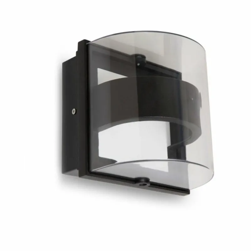 Luminaires Lutec Applique murale d'extérieur Lutec DELTA LED Anthracite, 1 lumière