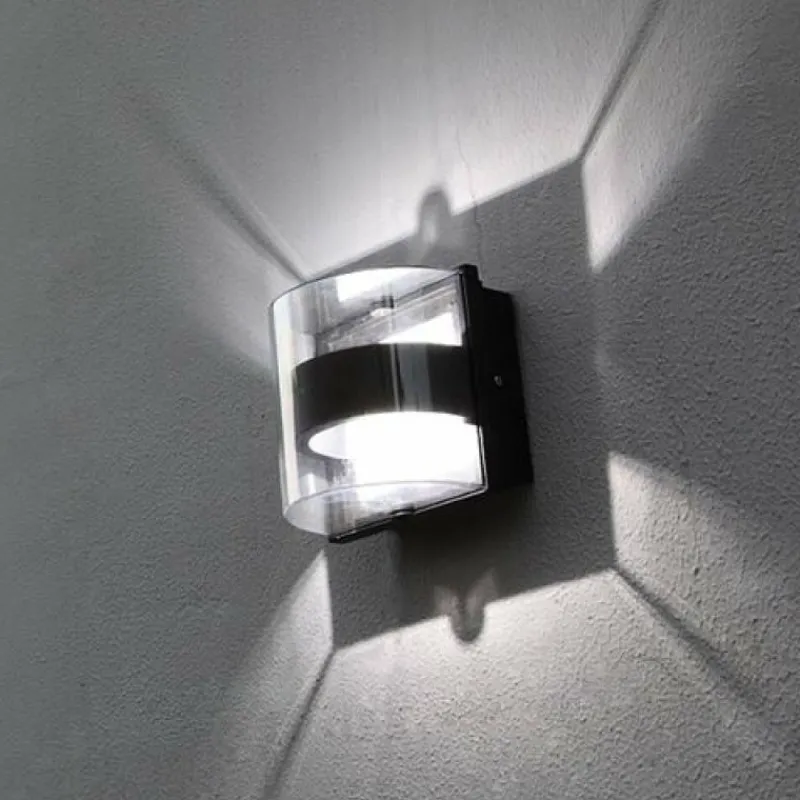 Luminaires Lutec Applique murale d'extérieur Lutec DELTA LED Anthracite, 1 lumière