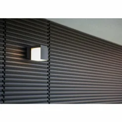 Luminaires Lutec Applique murale d'extérieur Lutec Cuba LED Anthracite, 1 lumière