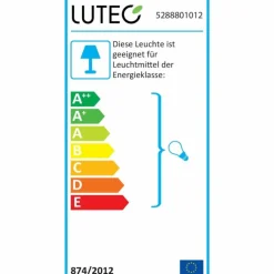 Luminaires Lutec Applique murale d'extérieur Lutec Flair Anthracite, 1 lumière