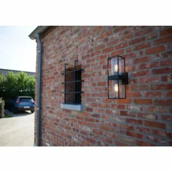 Luminaires Lutec Applique murale d'extérieur Lutec Flair Anthracite, 2 lumières