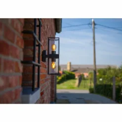 Luminaires Lutec Applique murale d'extérieur Lutec Flair Anthracite, 2 lumières