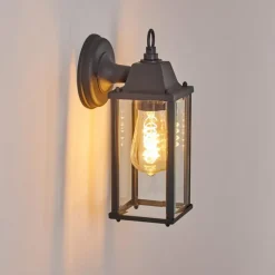 Luminaires Rustiques-hofstein Applique murale d'extérieur Hialeah Anthracite, 1 lumière