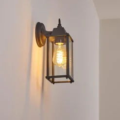 Luminaires Rustiques-hofstein Applique murale d'extérieur Hialeah Anthracite, 1 lumière