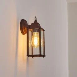 Luminaires Rustiques-hofstein Applique murale d'extérieur Hialeah Rouille, 1 lumière