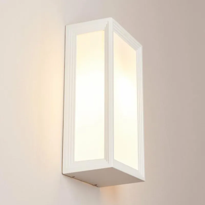 hofstein Applique murale d'extérieur Montreux LED Aluminium, Blanc, 1 lumière