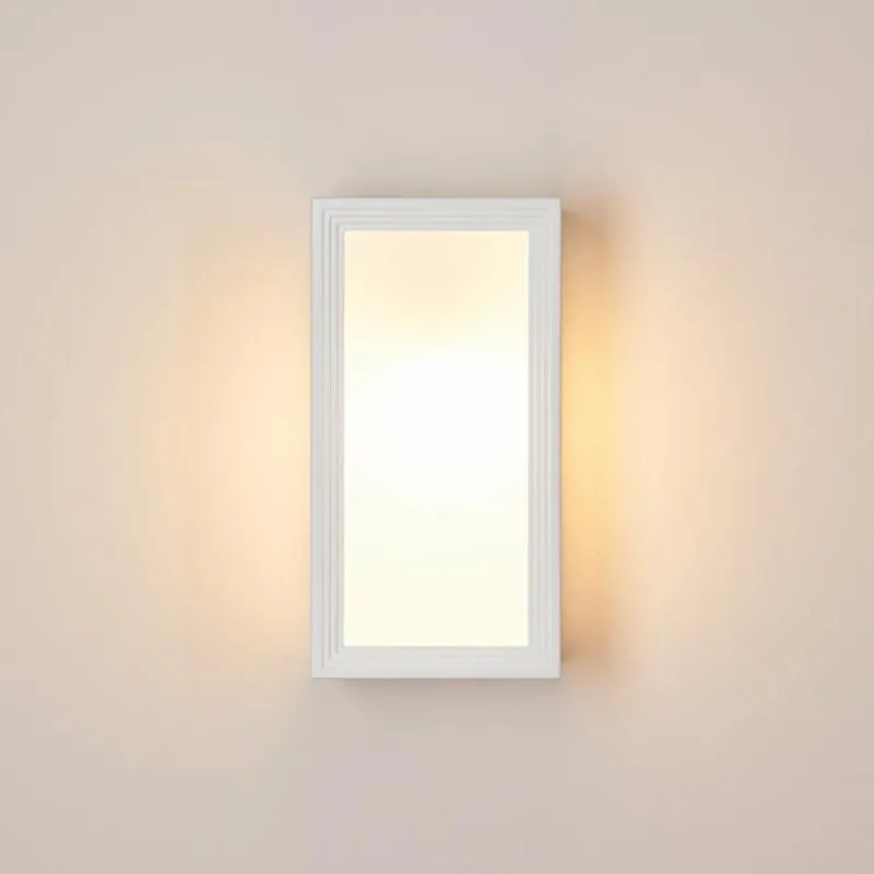 hofstein Applique murale d'extérieur Montreux LED Aluminium, Blanc, 1 lumière