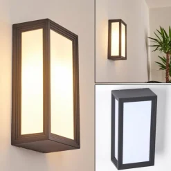 hofstein Applique murale d'extérieur Montreux LED Anthracite, 1 lumière