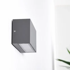 hofstein Applique murale d'extérieur Duluth LED Anthracite, 1 lumière