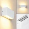 hofstein Applique murale d'extérieur Duluth LED Blanc, 1 lumière
