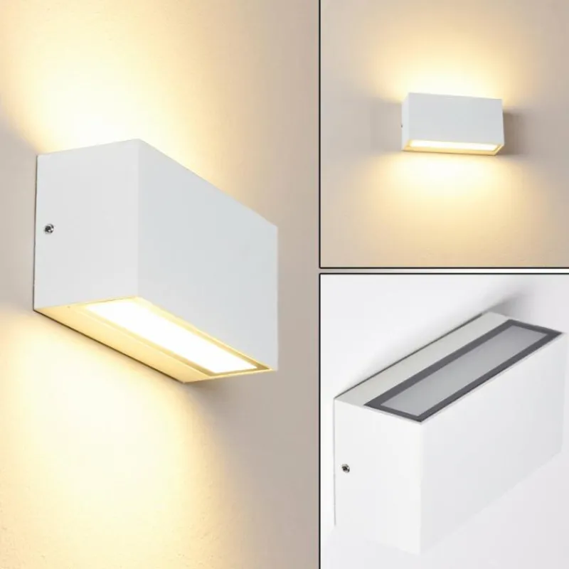 hofstein Applique murale d'extérieur Duluth LED Blanc, 1 lumière