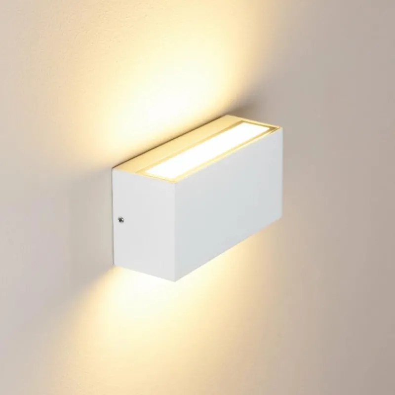 hofstein Applique murale d'extérieur Duluth LED Blanc, 1 lumière