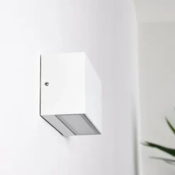 hofstein Applique murale d'extérieur Duluth LED Blanc, 1 lumière