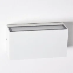 hofstein Applique murale d'extérieur Duluth LED Blanc, 1 lumière