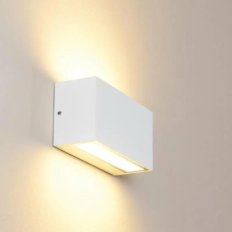 hofstein Applique murale d'extérieur Duluth LED Blanc, 1 lumière