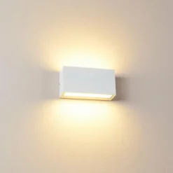 hofstein Applique murale d'extérieur Duluth LED Blanc, 1 lumière
