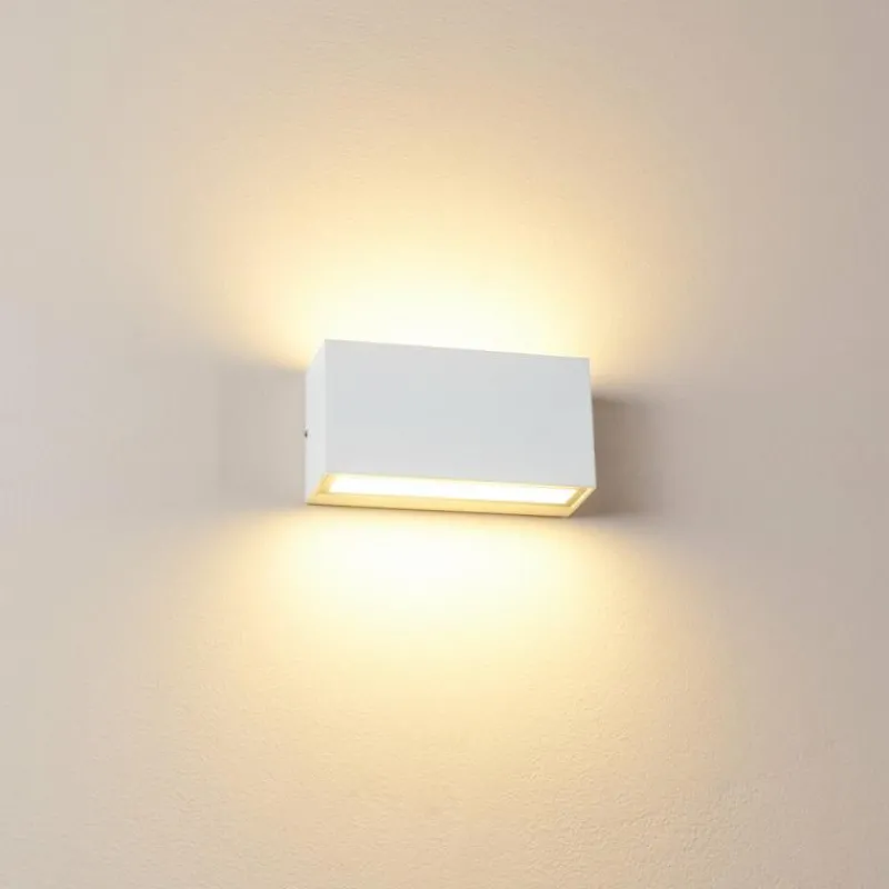 hofstein Applique murale d'extérieur Duluth LED Blanc, 1 lumière