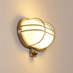 hofstein Applique murale d'extérieur Belmopan Acier inoxydable, 1 lumière, Détecteur de mouvement