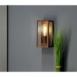 Luminaires Lutec Applique murale d'extérieur Lutec Mondrian Bronze, 1 lumière