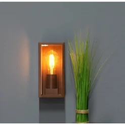 Luminaires Lutec Applique murale d'extérieur Lutec Mondrian Bronze, 1 lumière