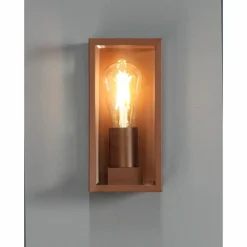 Luminaires Lutec Applique murale d'extérieur Lutec Mondrian Bronze, 1 lumière
