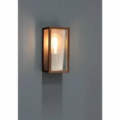 Luminaires Lutec Applique murale d'extérieur Lutec Mondrian Bronze, 1 lumière