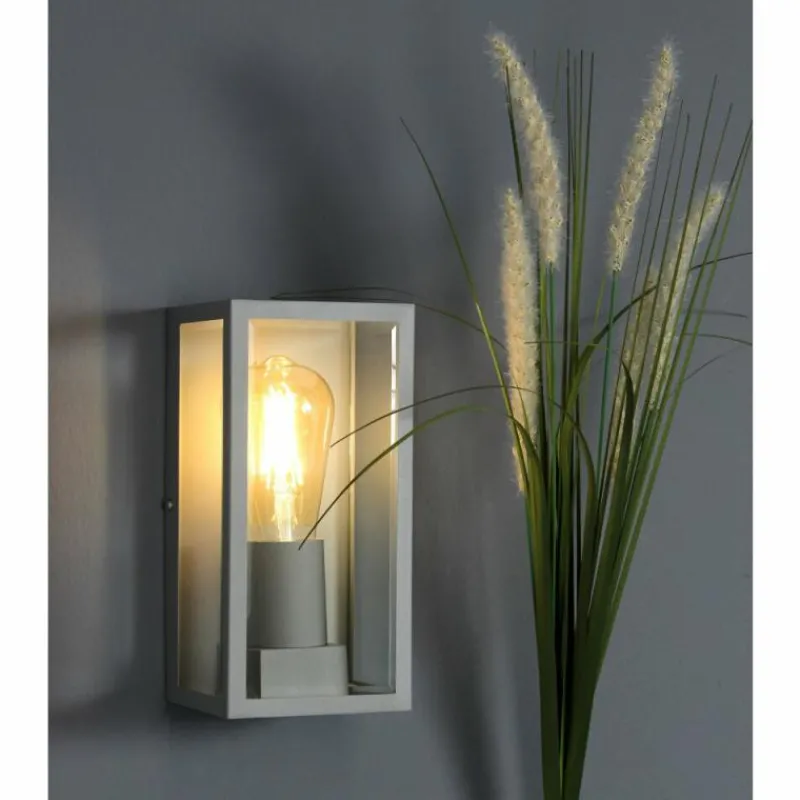 Luminaires Lutec Applique murale d'extérieur Lutec Mondrian Argenté, 1 lumière