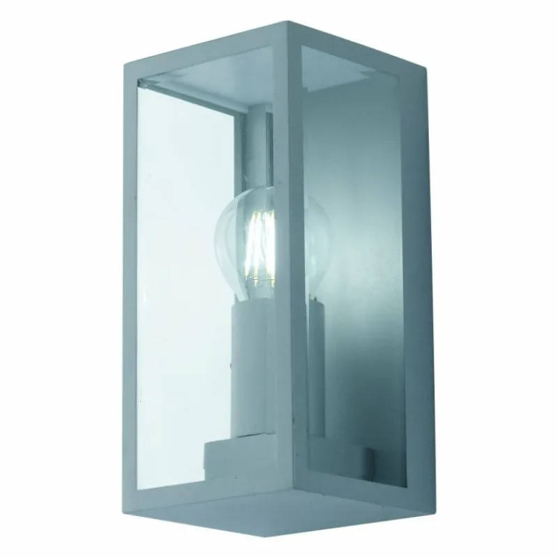 Luminaires Lutec Applique murale d'extérieur Lutec Mondrian Argenté, 1 lumière