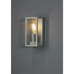 Luminaires Lutec Applique murale d'extérieur Lutec Mondrian Argenté, 1 lumière