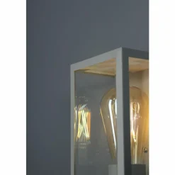 Luminaires Lutec Applique murale d'extérieur Lutec Mondrian Argenté, 1 lumière
