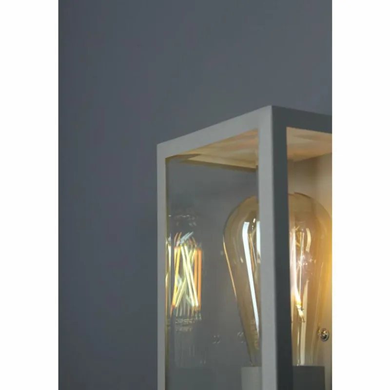 Luminaires Lutec Applique murale d'extérieur Lutec Mondrian Argenté, 1 lumière