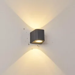 hofstein Applique murale d'extérieur Maputo LED Anthracite, 2 lumières